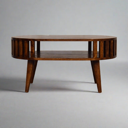 Plush Ariella Chestnut Coffee Table - Furniture One Shop