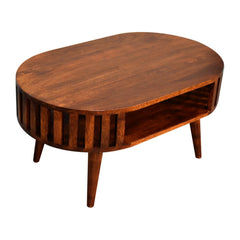 Plush Ariella Chestnut Coffee Table - Furniture One Shop
