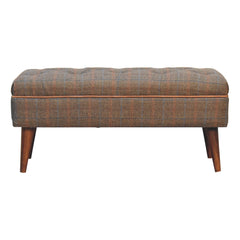 Bite Seat Multi Tweed Buffalo Pipe Bench - Furniture One Shop