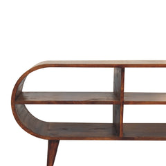 VogueVortex Moda Chestnut TV Stand - Furniture One Shop