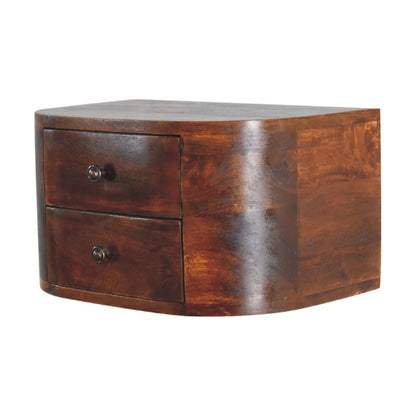 Joey Lunar 2 Drawer Floating Bedside