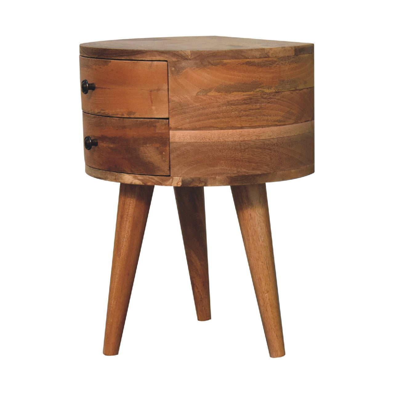 Reggie Odyssey Oak-ish Tripod Bedside