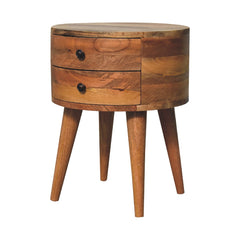 Frankie Odyssey Oak-ish Bedside - Furniture One Shop