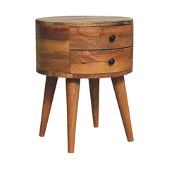 Frankie Odyssey Oak-ish Bedside - Furniture One Shop