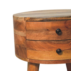 Frankie Odyssey Oak-ish Bedside - Furniture One Shop