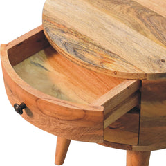Frankie Odyssey Oak-ish Bedside - Furniture One Shop
