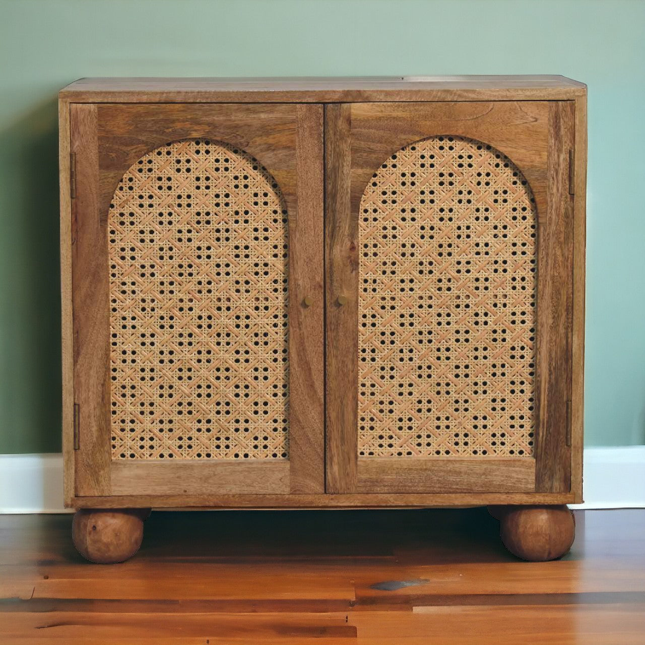 Rattan Ball Cabinet