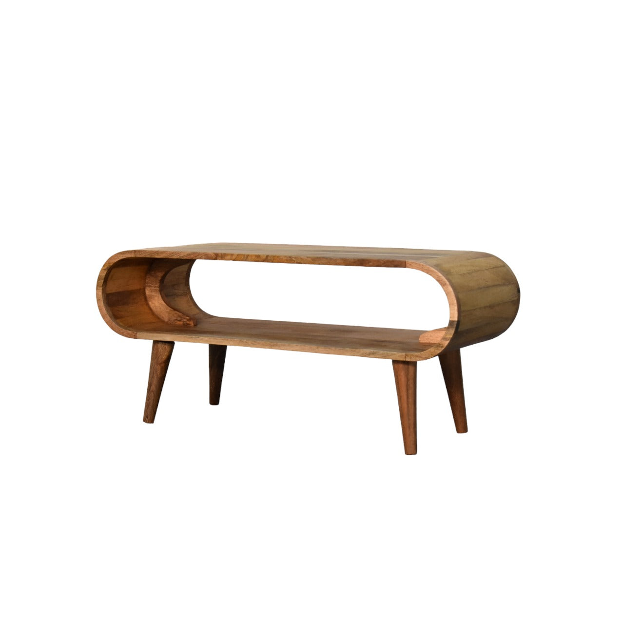 Aurora Amaya Nordic Style Oak-ish Coffee Table