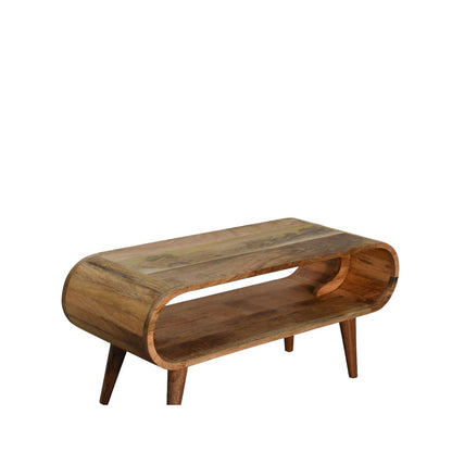 Aurora Amaya Nordic Style Oak-ish Coffee Table - Furniture One Shop
