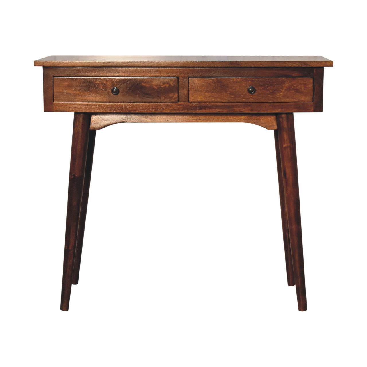 Classic Table Chestnut 2 Drawer Console Table