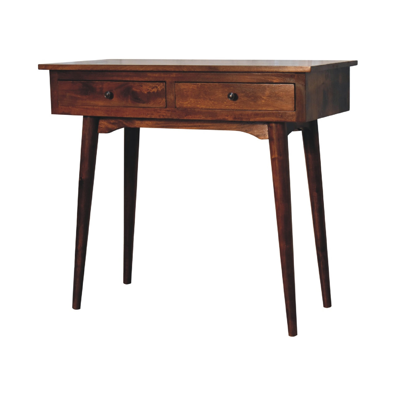 Classic Table Chestnut 2 Drawer Console Table