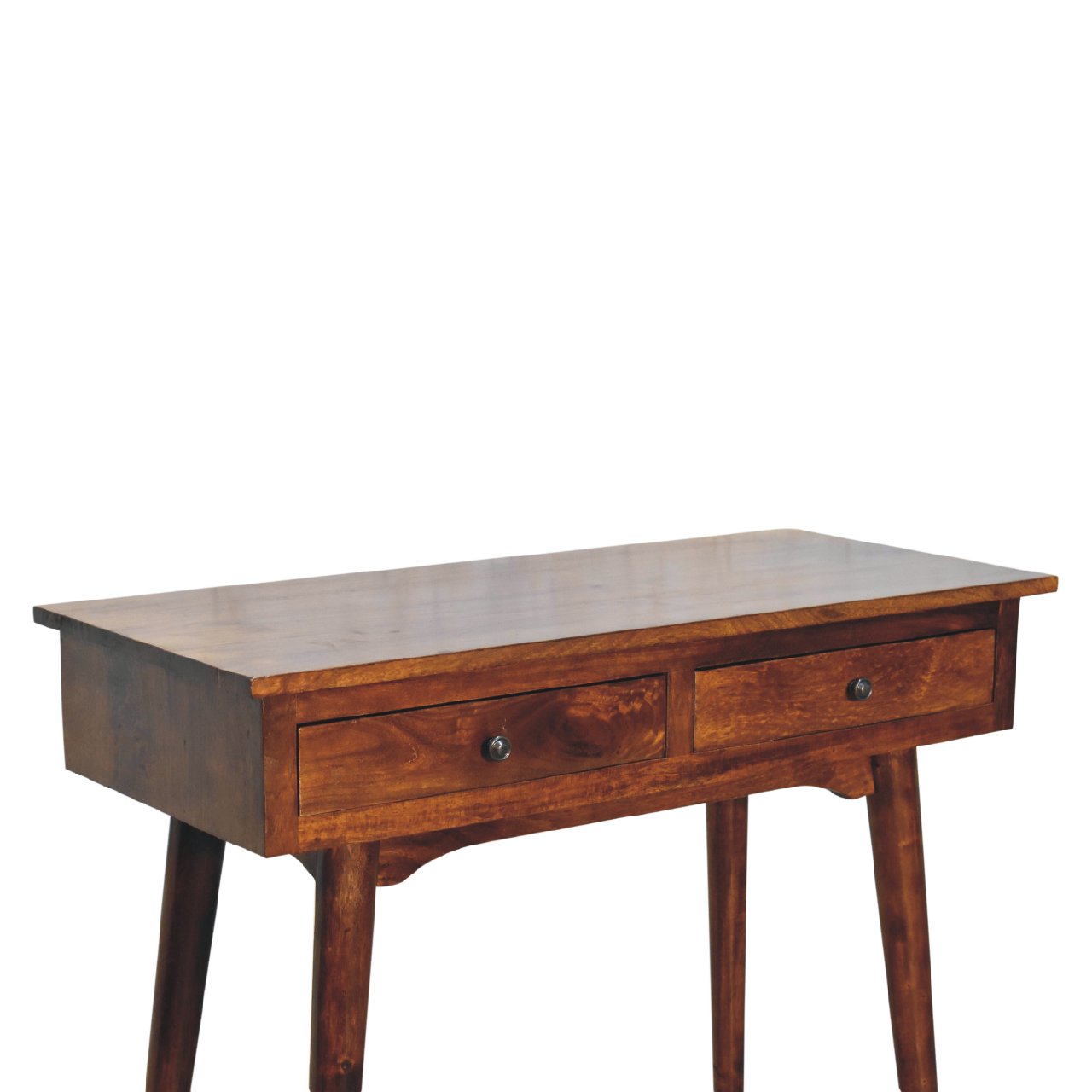 Classic Table Chestnut 2 Drawer Console Table