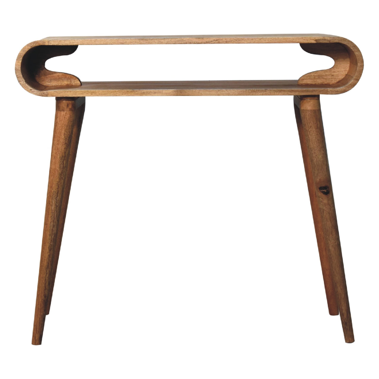 Trendy Table Amaya Chestnut Nordic Style Console Table