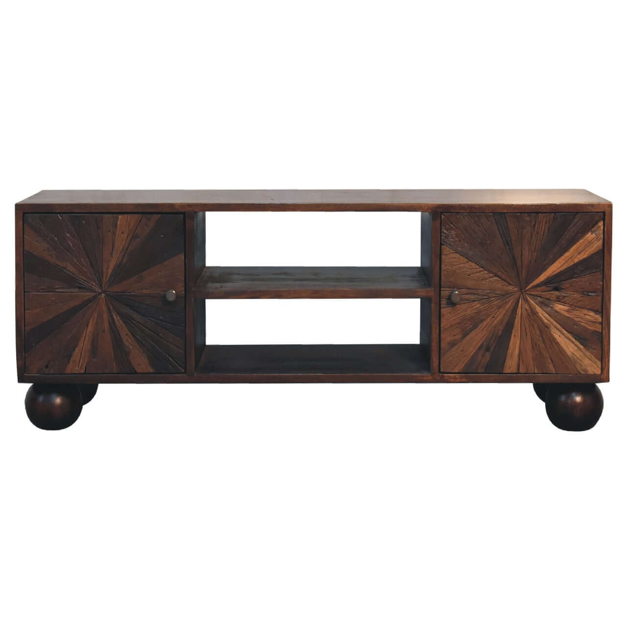 Vin Sunrise Ball Walnut TV Unit