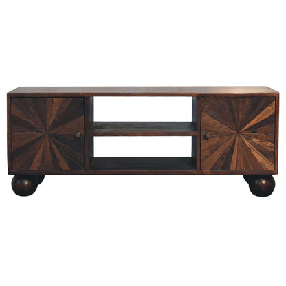 Vin Sunrise Ball Walnut TV Unit