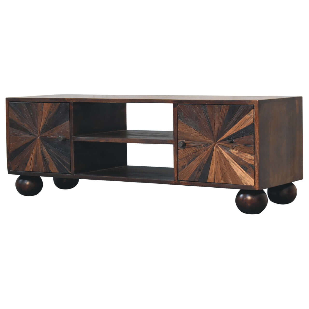 Vin Sunrise Ball Walnut TV Unit