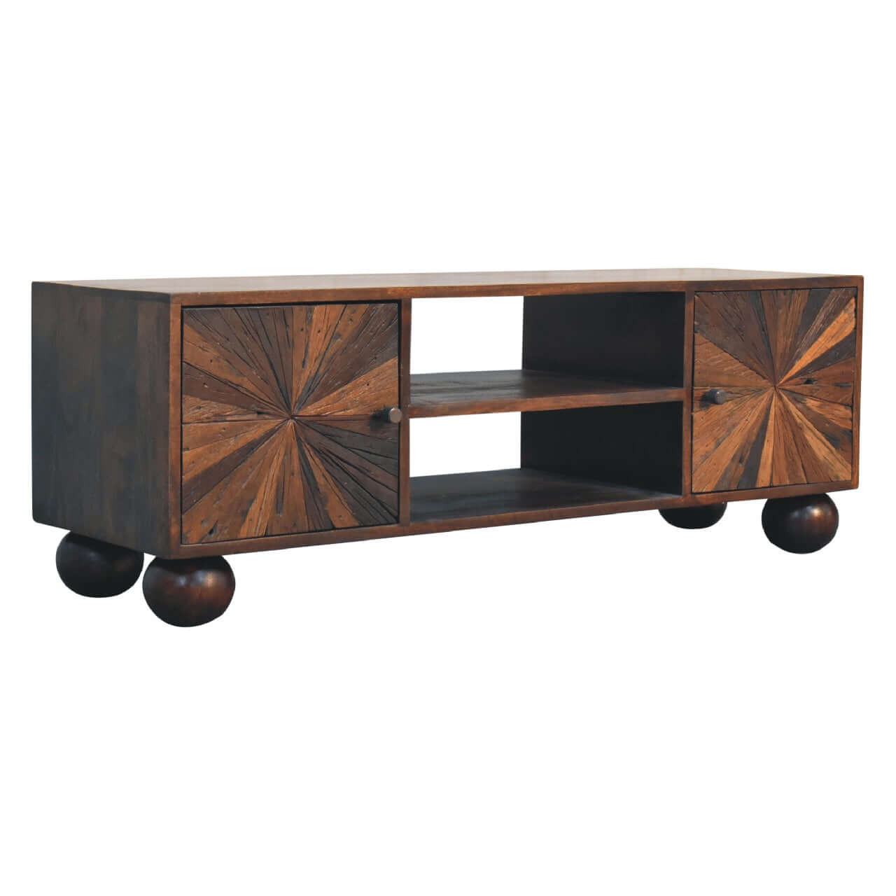 Vin Sunrise Ball Walnut TV Unit