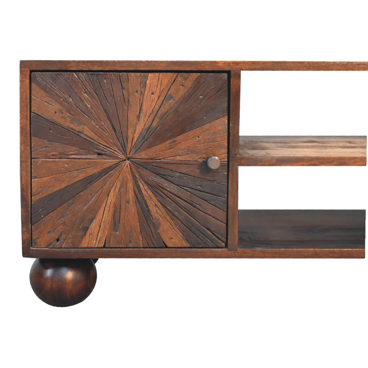 Vin Sunrise Ball Walnut TV Unit