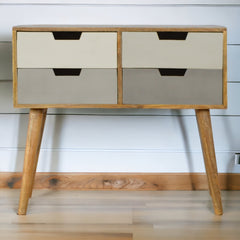 Modern Stand Grey Gradient Console Table - Furniture One Shop