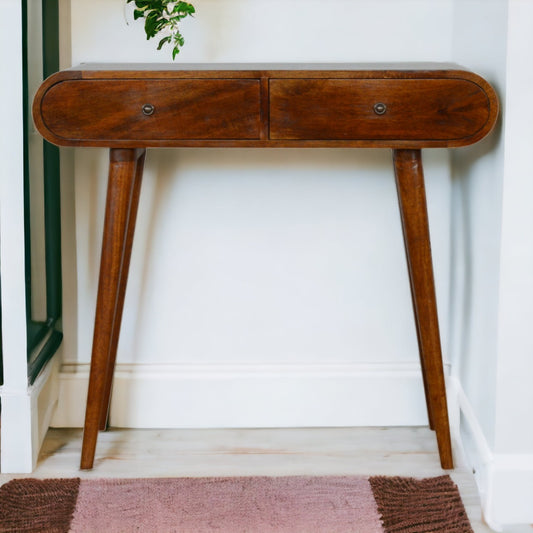 Classic Stand Chestnut London Console Table - Furniture One Shop