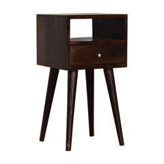 Knights bridge Mini Walnut Bedside