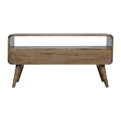 VerveVision Curved Grey Washed TV Stand - Furniture One Shop