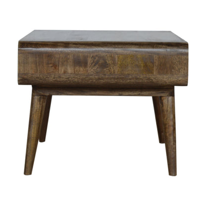 Zen Curved Grey Washed Coffee Table - Furniture One Shop