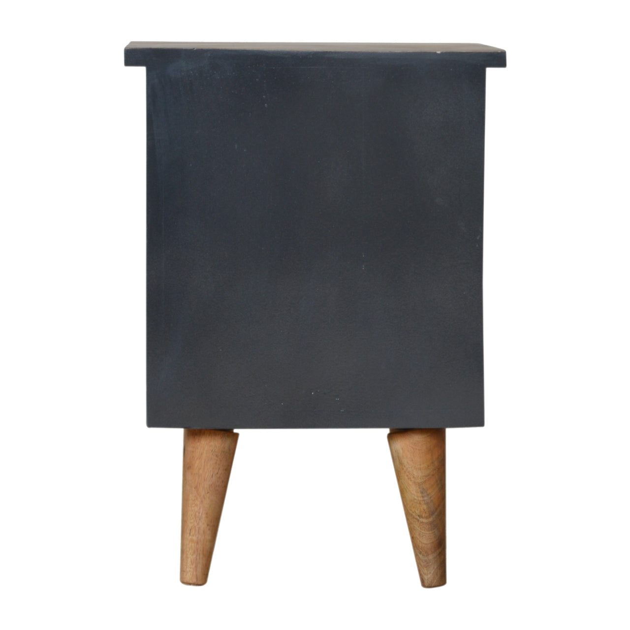 Portman Charcoal Black Hand Painted Bedside