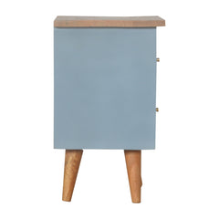 Great Portland Blue Hand Painted Bedside