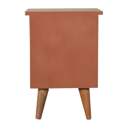 Coventry Brick Red Hand Painted Bedside