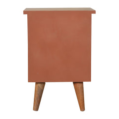 Coventry Brick Red Hand Painted Bedside