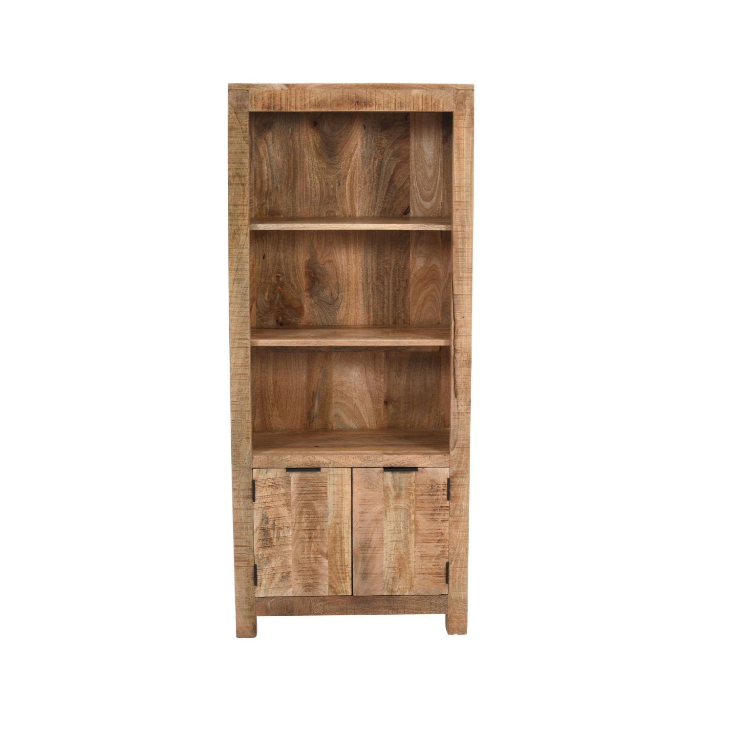 Surrey Bookcase Solid Wood With Doors - UK