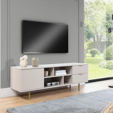 Nubia Wooden TV Cabinet in Cashmere 150cm