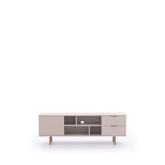 Nubia Wooden TV Cabinet in Cashmere 150cm - Furniture One Shop