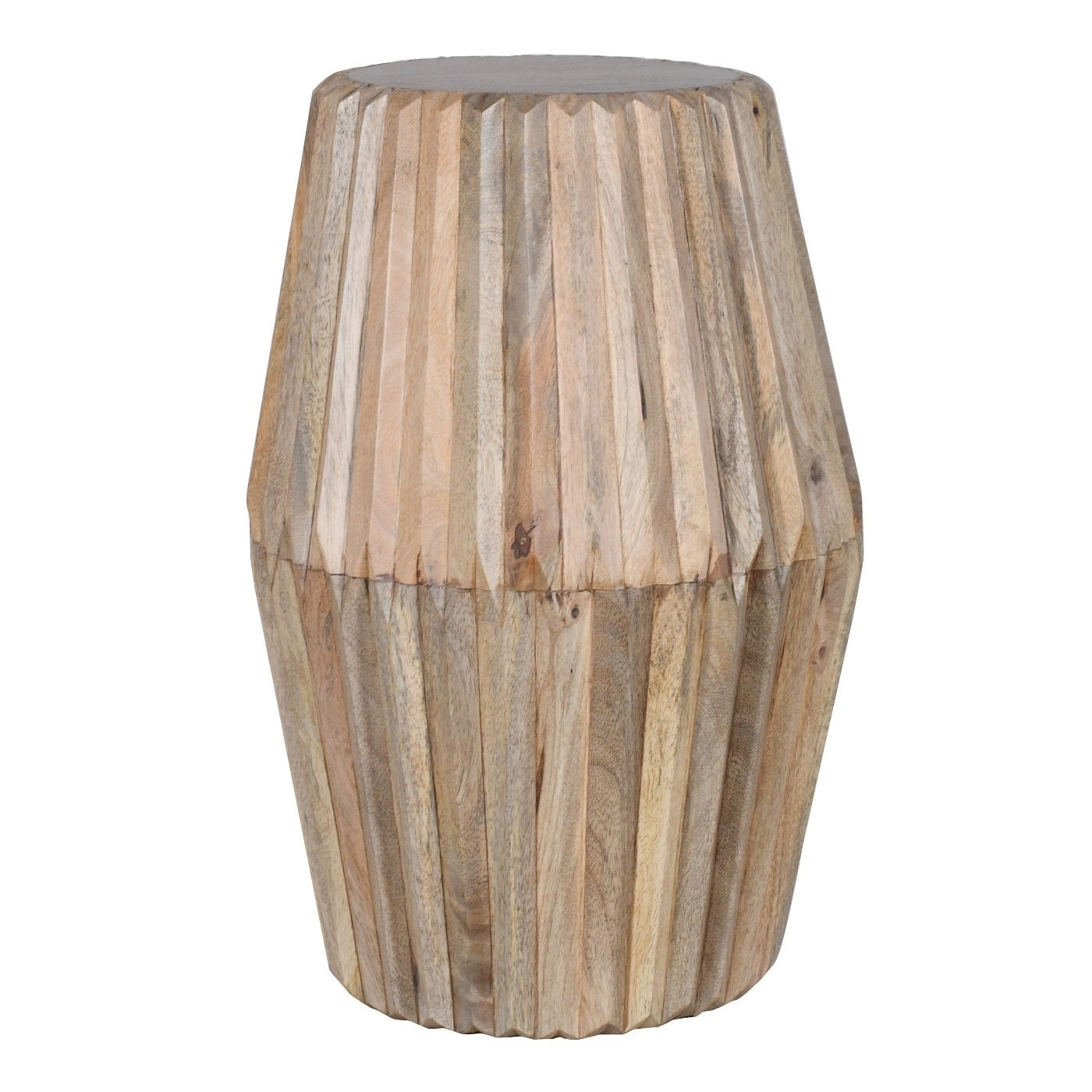 Hudson Carved Mango Wood Bedside Table