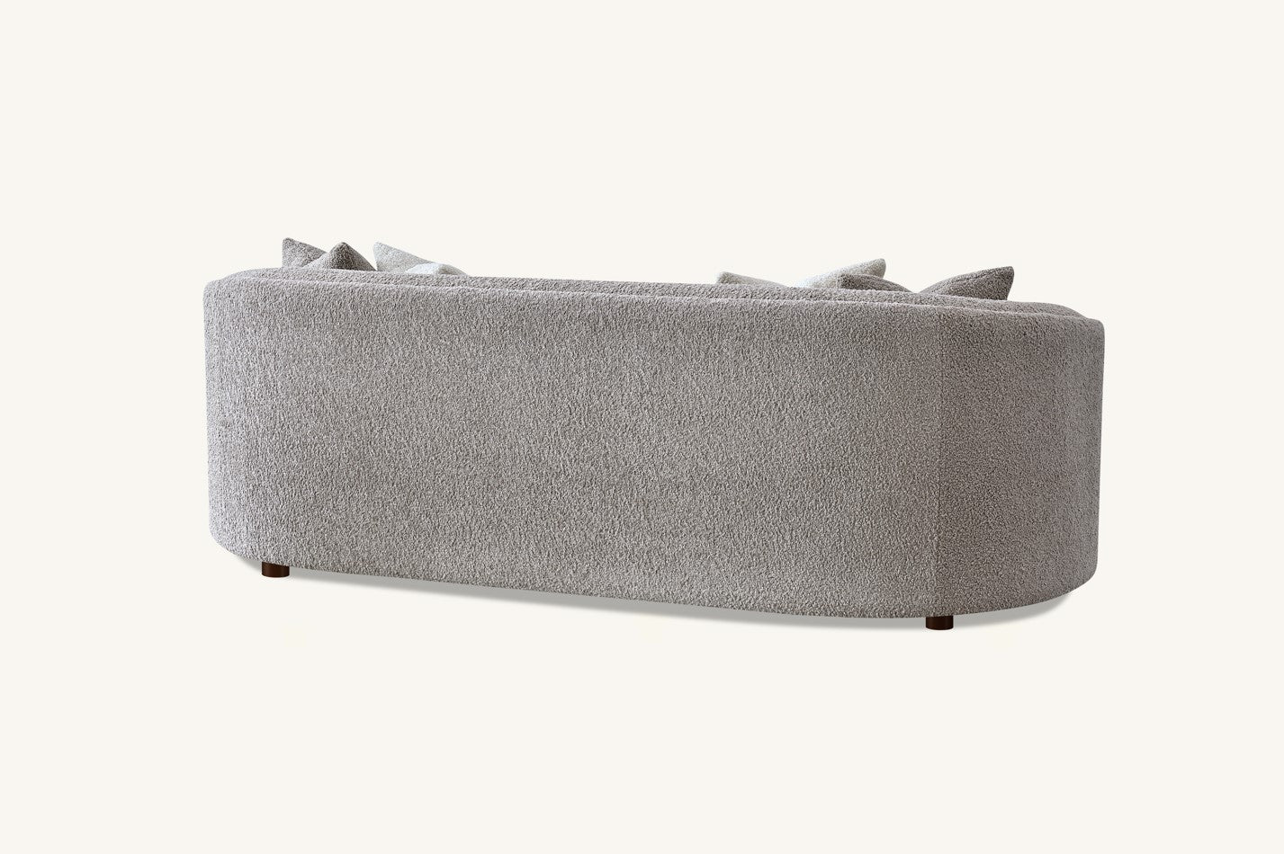 Aluxo Nolita 3 Seater Boucle Teddy Sofa in Koala