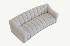 Aluxo Astoria 3 Seater Sofa in Oatmeal Boucle Fabric - Furniture One Shop