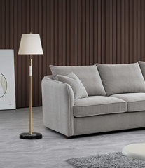 Aluxo Rubin Corner Chaise in Pebble Boucle - Furniture One Shop