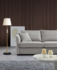 Aluxo Rubin Corner Chaise in Pebble Boucle - Furniture One Shop
