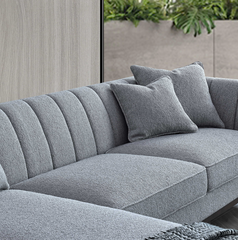 Aluxo Cooper Left Hand Corner Group in Dolphin Boucle - Furniture One Shop