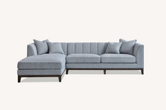 Aluxo Cooper Left Hand Corner Group in Dolphin Boucle - Furniture One Shop