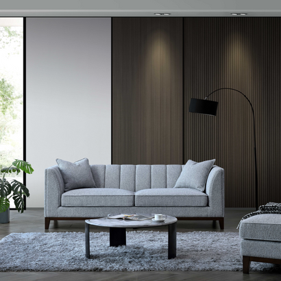 Aluxo Cooper 3 Seater Sofa in Dolphin Boucle - Furniture One Shop