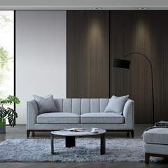 Aluxo Cooper 3 Seater Sofa in Dolphin Boucle - Furniture One Shop