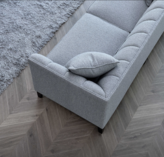 Aluxo Cooper 3 Seater Sofa in Dolphin Boucle - Furniture One Shop