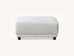 Aluxo Lottie Modular Footstool in Polar Boucle