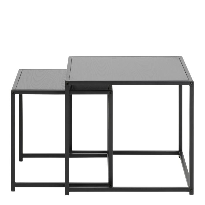 Seaford Nest of Tables in Ash Black