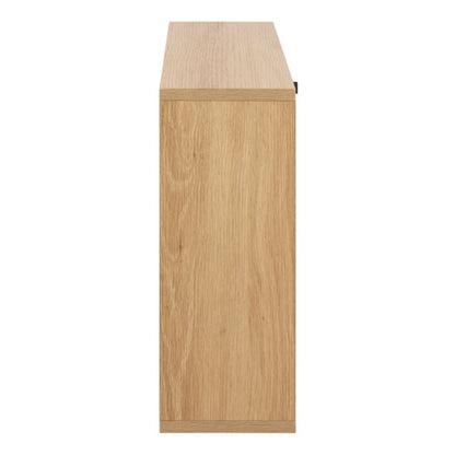Albany Oak Shoe Cabinet – 1 Flip-Down Door | Stylish Shoe Storage Unit UK