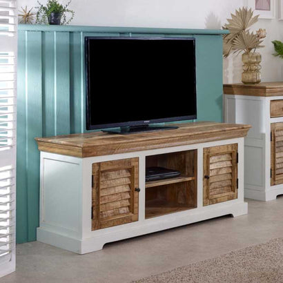 Alfie TV Stand Up to 57" Solid Mango Wood
