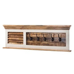 Alfie Wood Hook/Coat Hanger Wall - Furniture One Shop