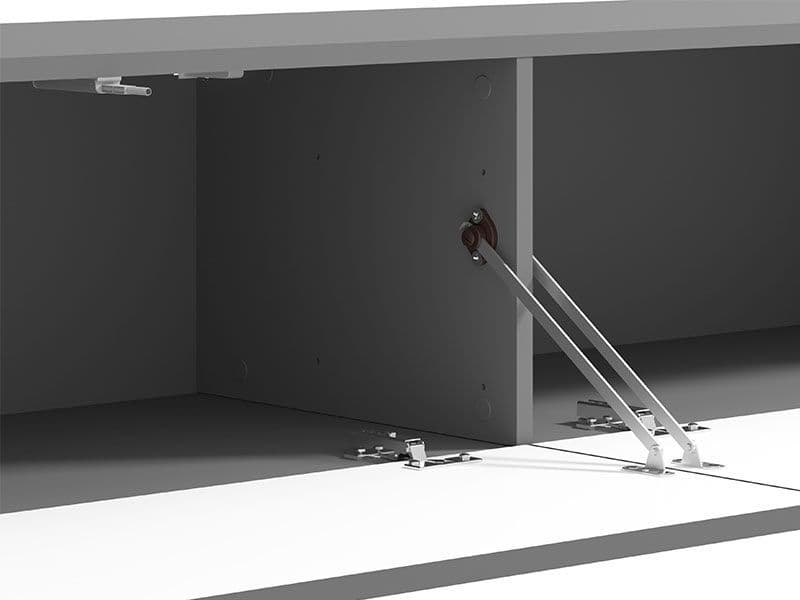 Amarentis Graphite Grey Wall Mounted Floating Wide Large TV Unit